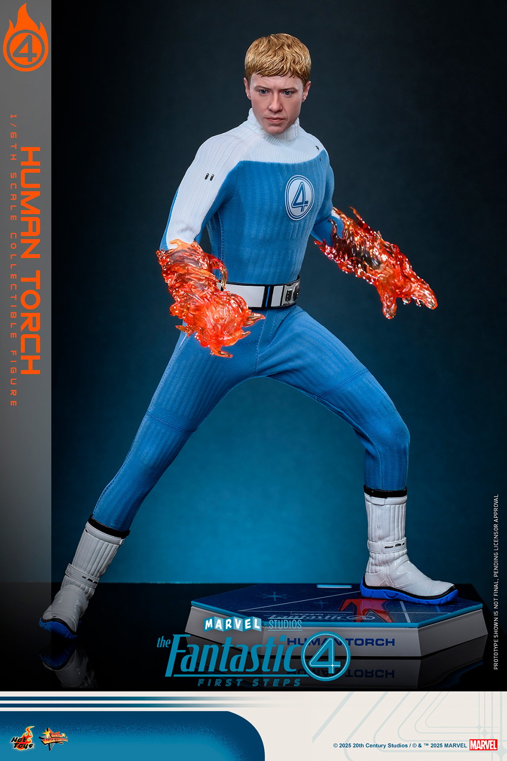 Marvel Human Torch Sixth Scale Figure  Collector Edition (Prototype Shown) View 3