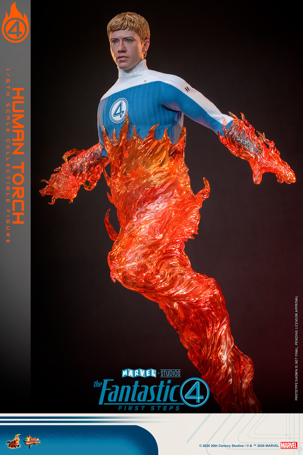 Marvel Human Torch Sixth Scale Figure  Collector Edition (Prototype Shown) View 8