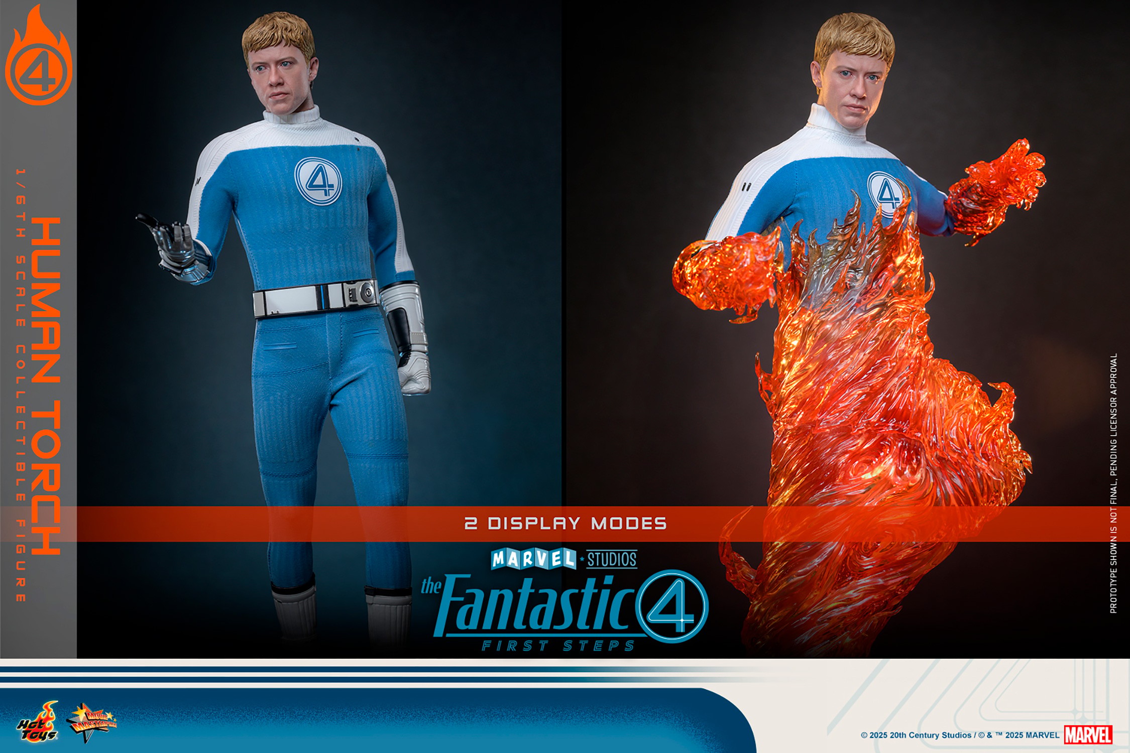 Marvel Human Torch Sixth Scale Figure  Collector Edition (Prototype Shown) View 15