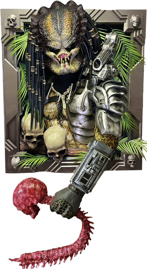 プレデター　フィギュア　 PREDATOR WALL SCULPTURE Predator Life Size Limited Edition Wall Sculpture