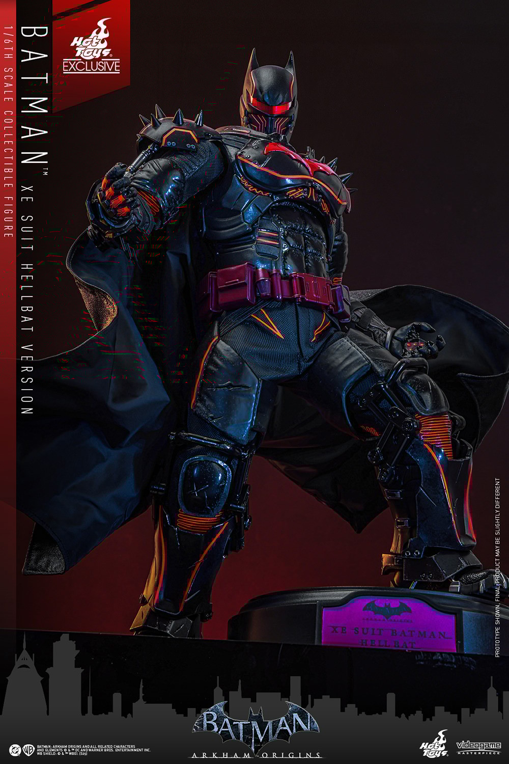 Batman (XE Suit Hellbat Version) Sixth Scale Figure by Hot Toys ...