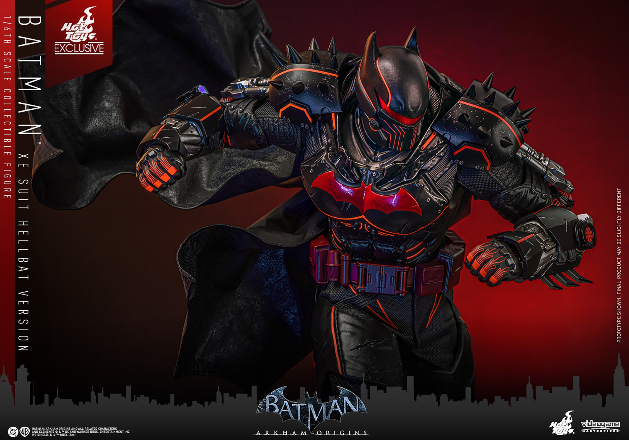 DC Comics Batman (XE Suit Hellbat Version) Sixth Scale Figure  (Prototype Shown) View 13