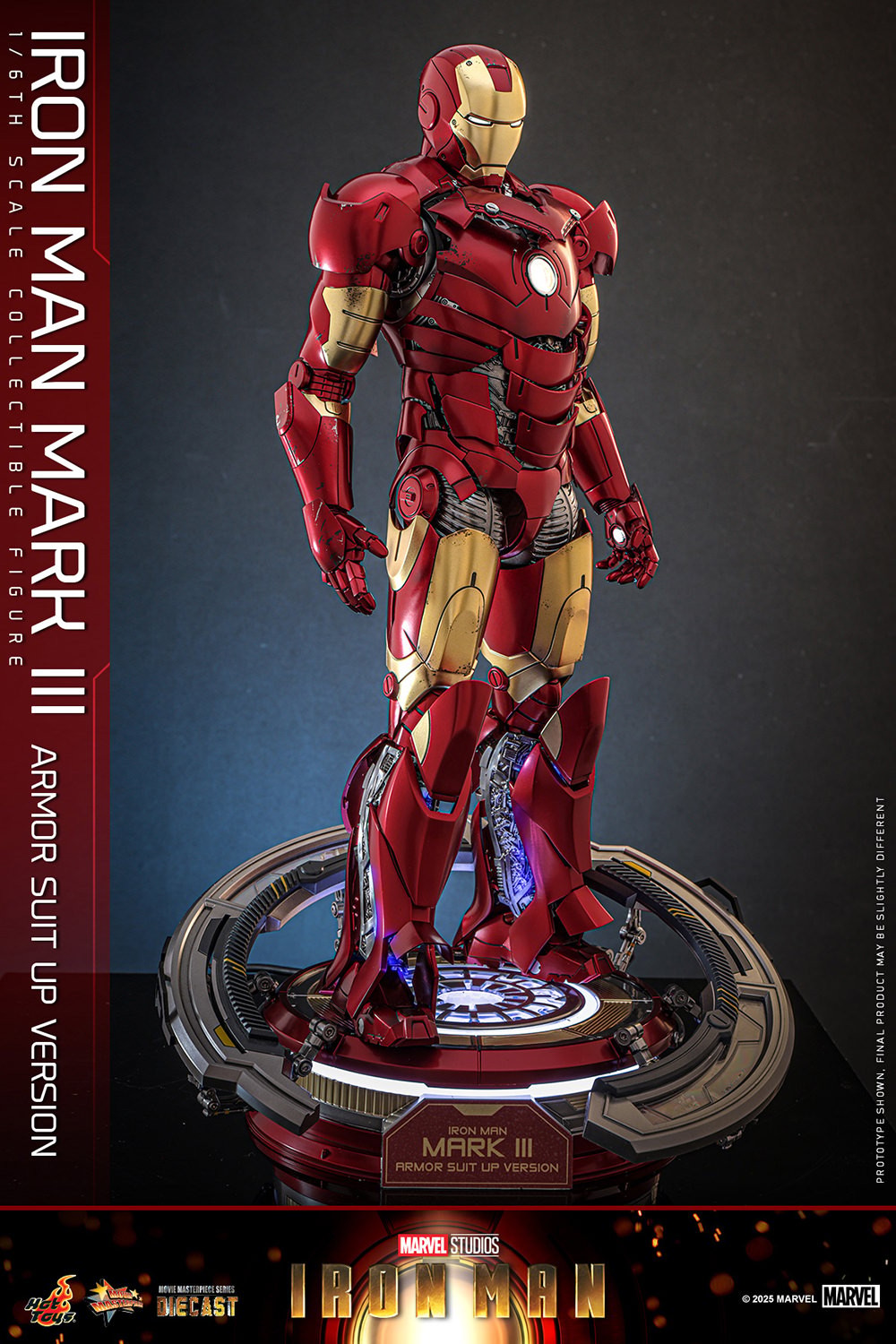 Marvel Iron Man Mark III (Armor Suit Up Version) Sixth Scale Figure  Collector Edition (Prototype Shown) View 7