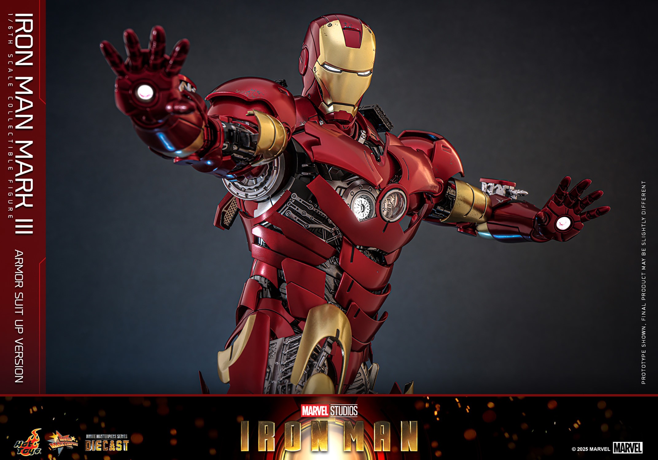 Marvel Iron Man Mark III (Armor Suit Up Version) Sixth Scale Figure  Collector Edition (Prototype Shown) View 13