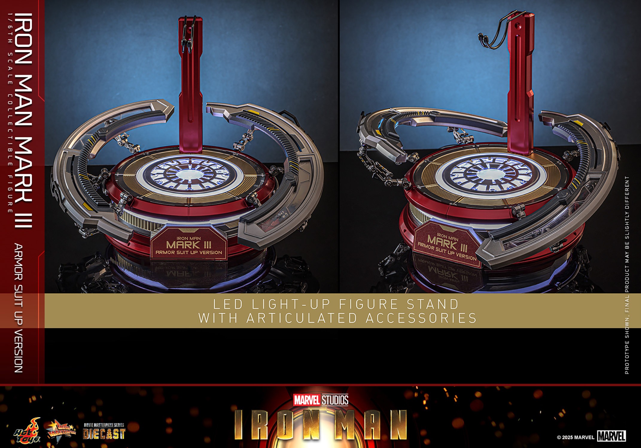 Marvel Iron Man Mark III (Armor Suit Up Version) Sixth Scale Figure  Collector Edition (Prototype Shown) View 18