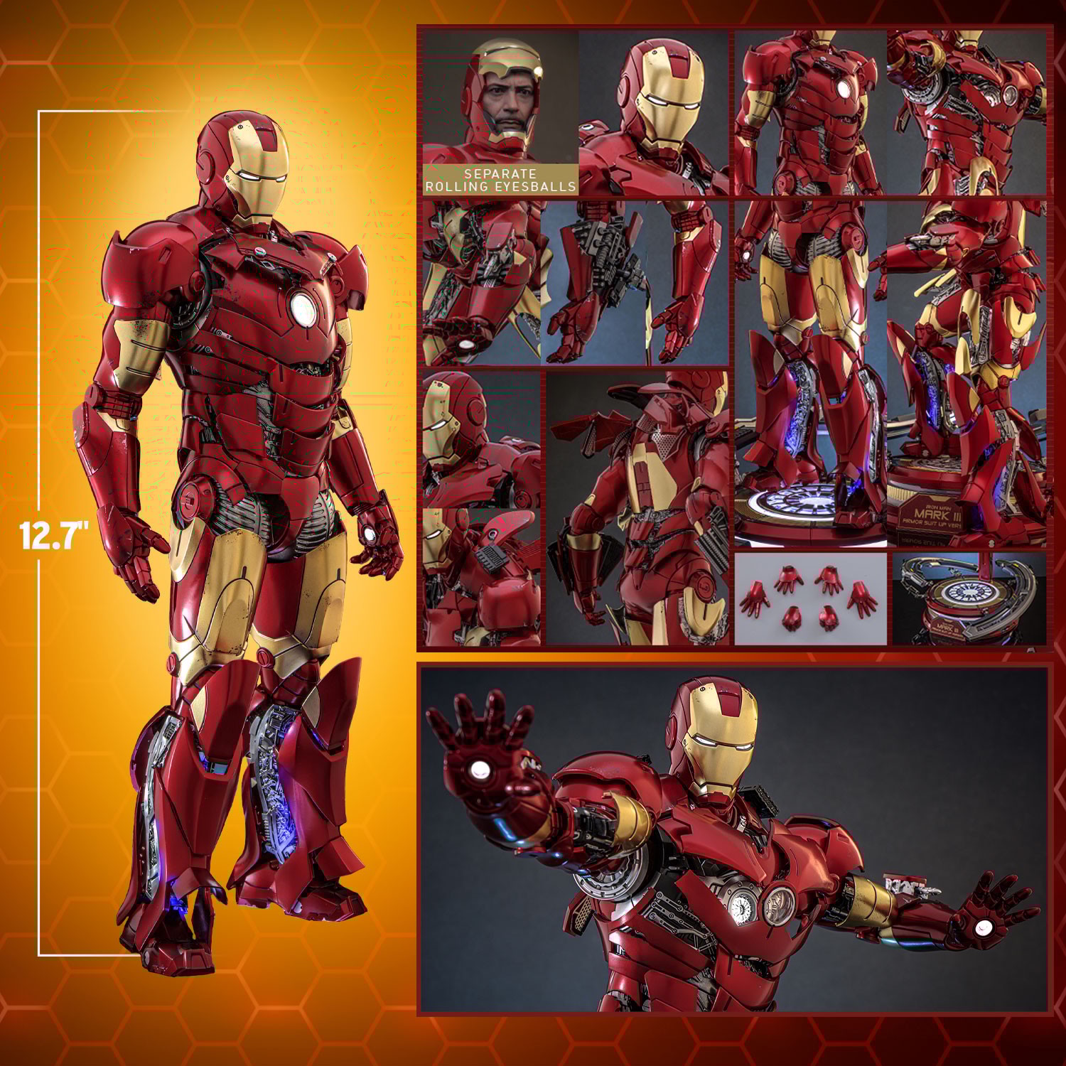 Iron Man Mark III (Armor Suit Up Version) (Special Edition) Sixth