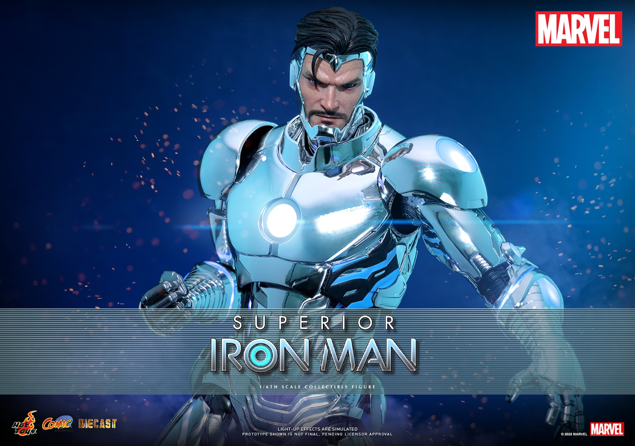 Marvel Superior Iron Man Sixth Scale Figure  Collector Edition (Prototype Shown) View 1