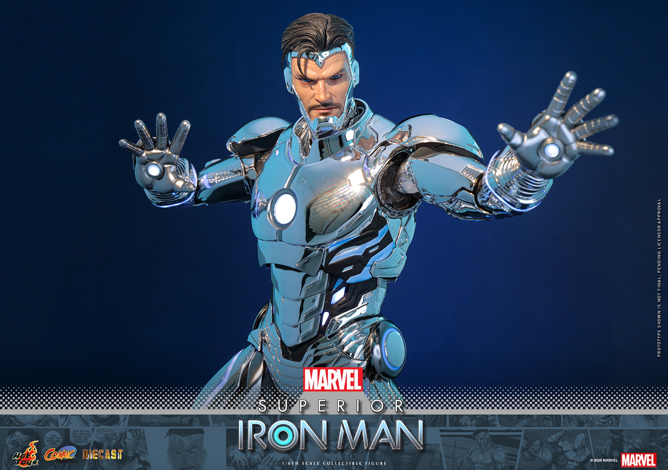 Marvel Superior Iron Man Sixth Scale Figure  Collector Edition (Prototype Shown) View 14