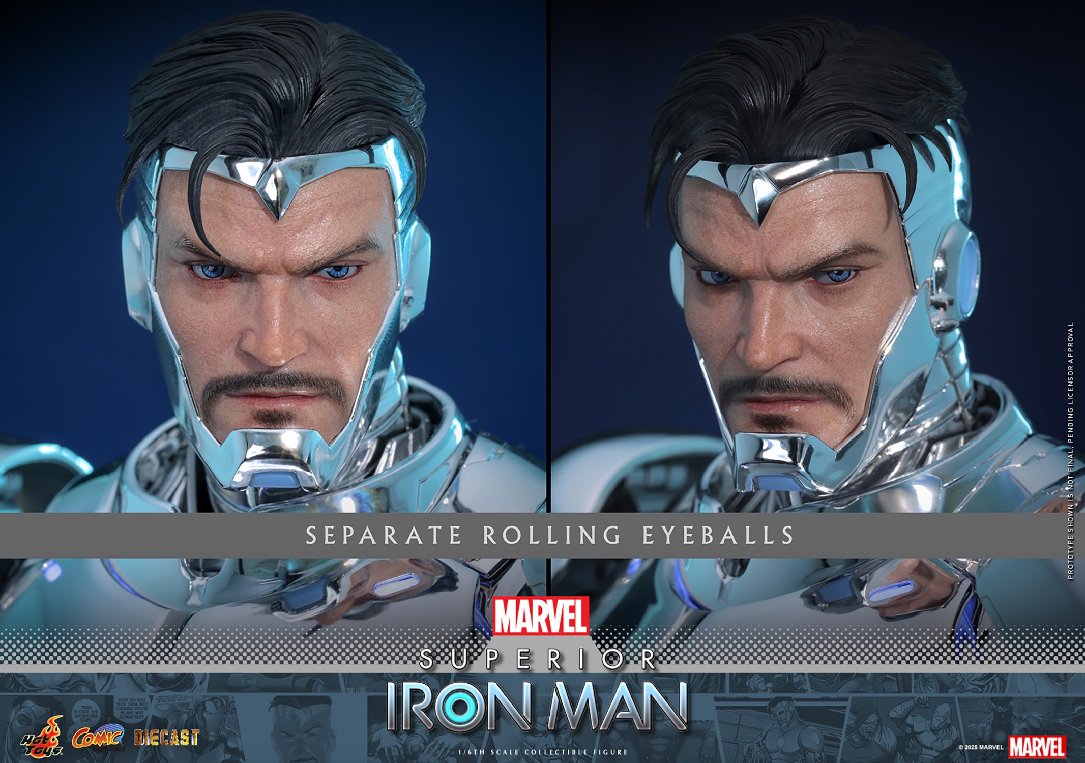 Marvel Superior Iron Man Sixth Scale Figure  Collector Edition (Prototype Shown) View 19
