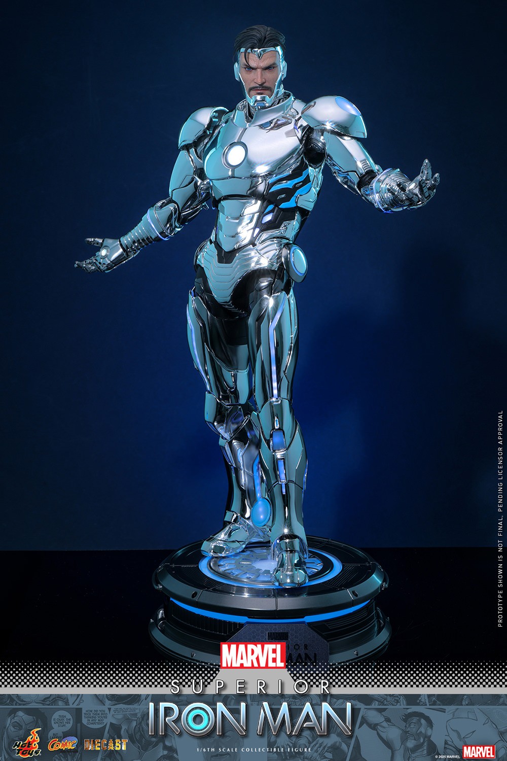 Marvel Superior Iron Man (Special Edition) Sixth Scale Figure  Exclusive Edition (Prototype Shown) View 7