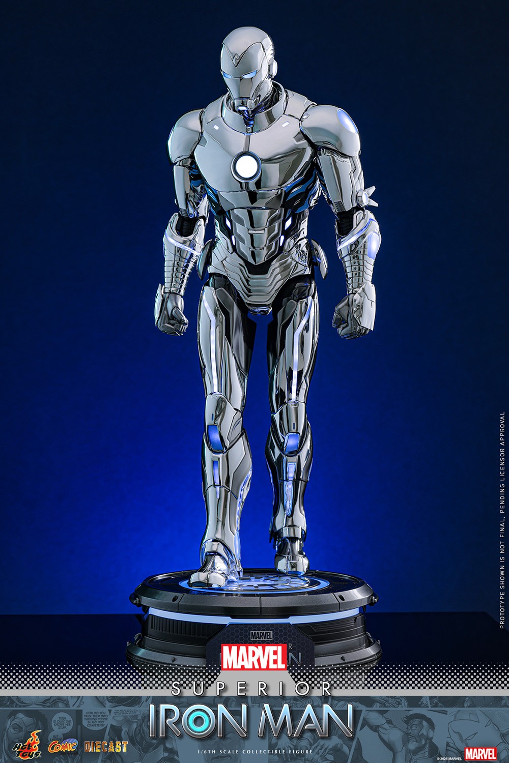 Marvel Superior Iron Man (Special Edition) Sixth Scale Figure  Exclusive Edition (Prototype Shown) View 8