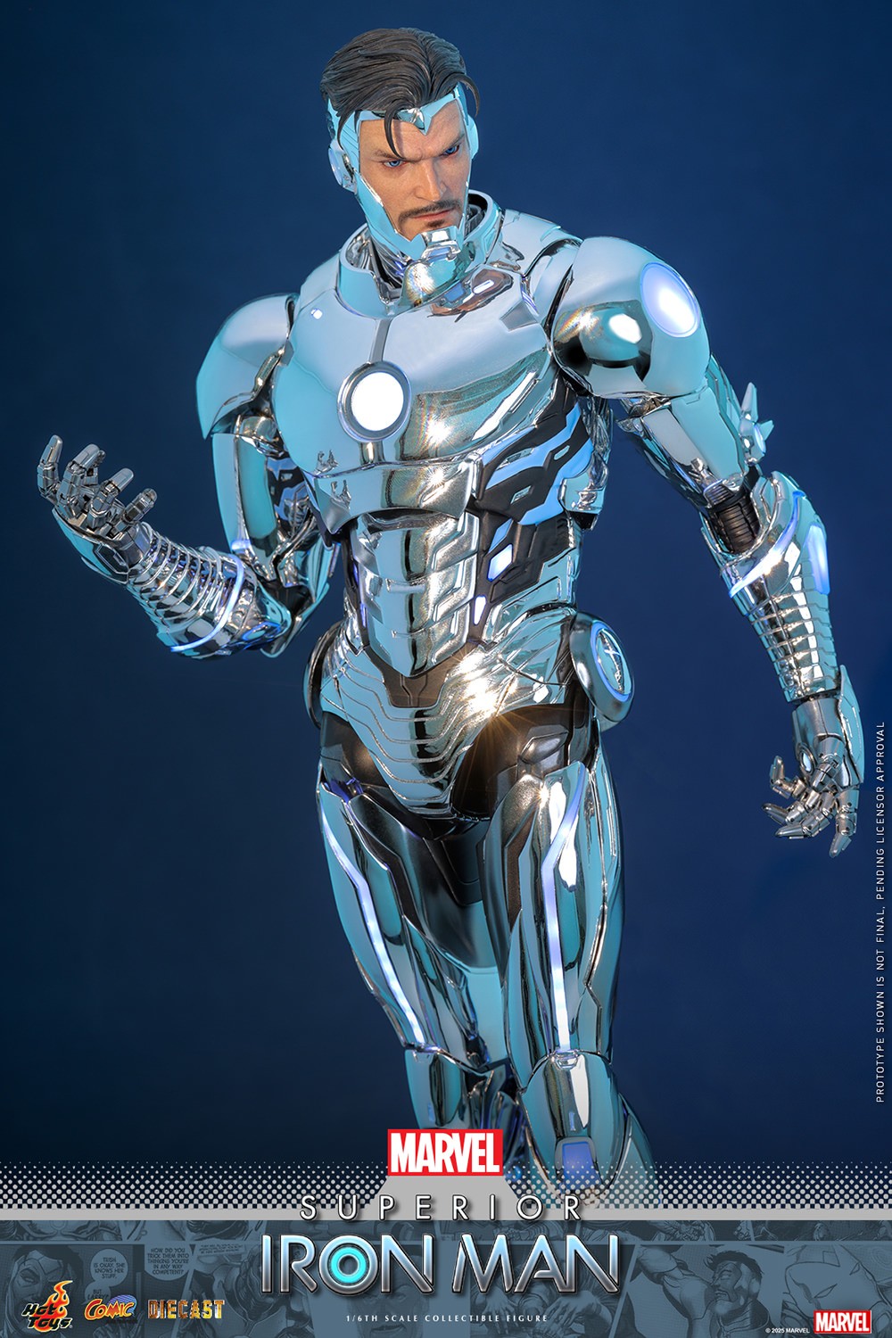 Marvel Superior Iron Man (Special Edition) Sixth Scale Figure  Exclusive Edition (Prototype Shown) View 9