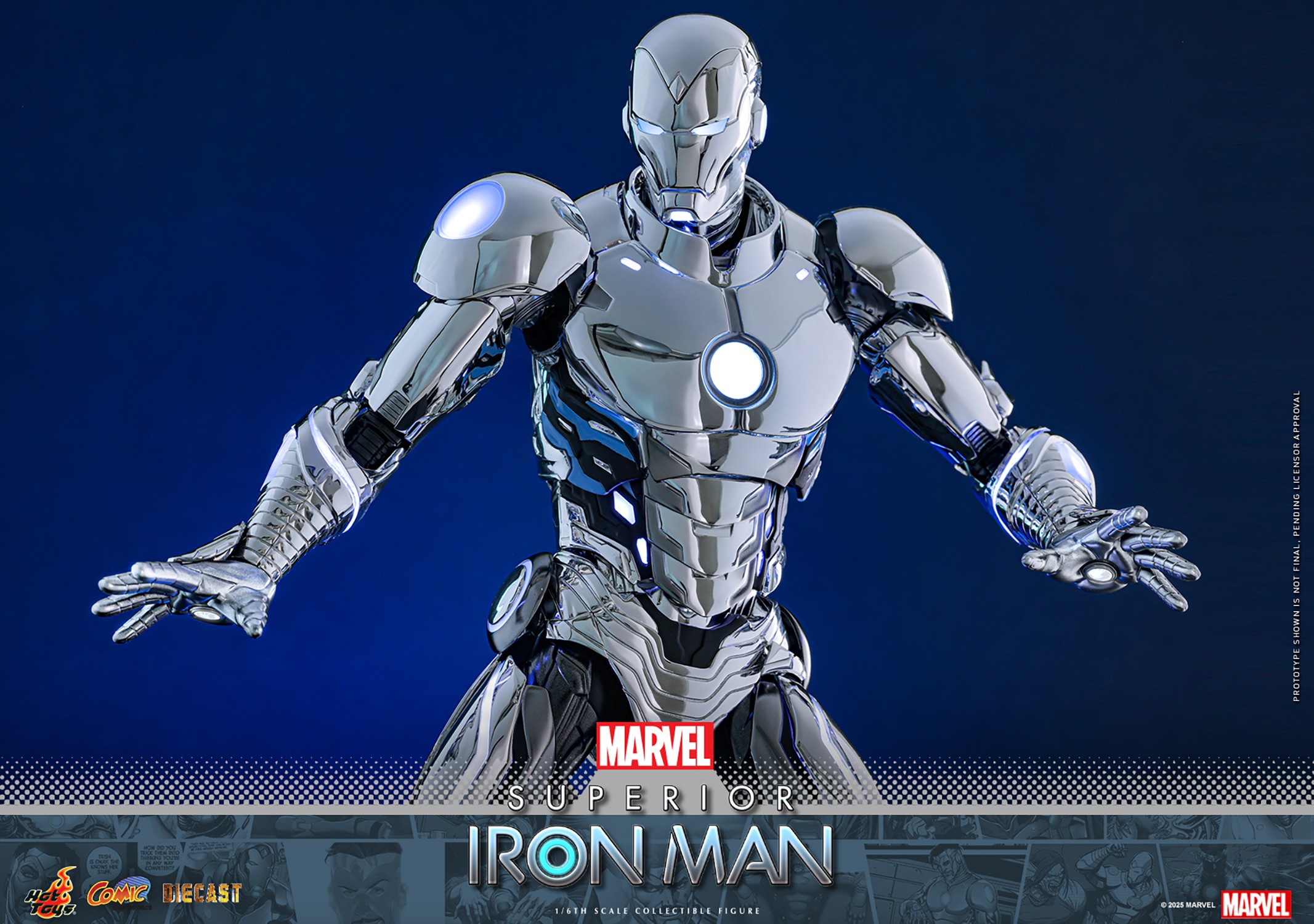 Marvel Superior Iron Man (Special Edition) Sixth Scale Figure  Exclusive Edition (Prototype Shown) View 17