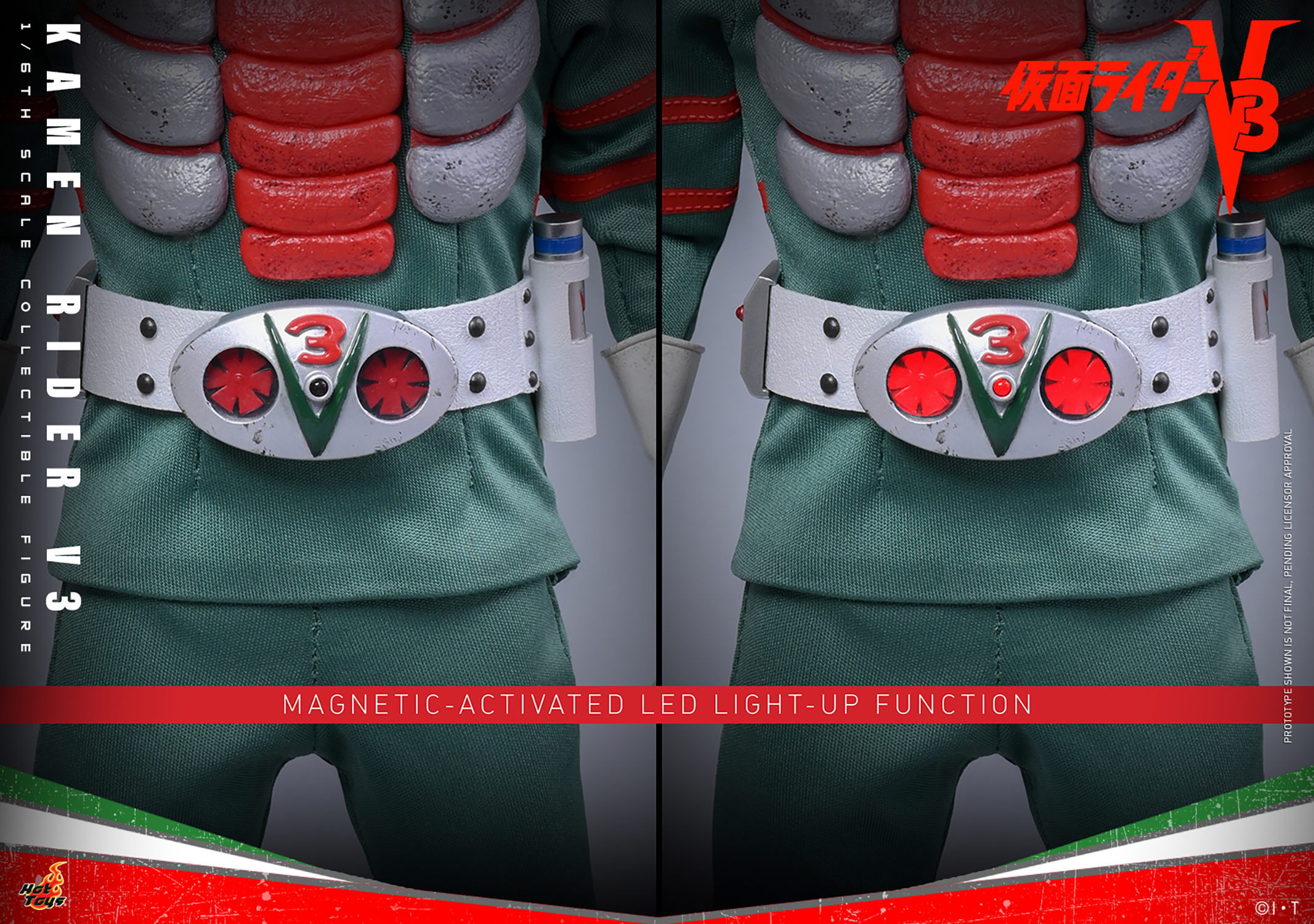 Kamen Rider Kamen Rider V3 Sixth Scale Figure  Collector Edition (Prototype Shown) View 10