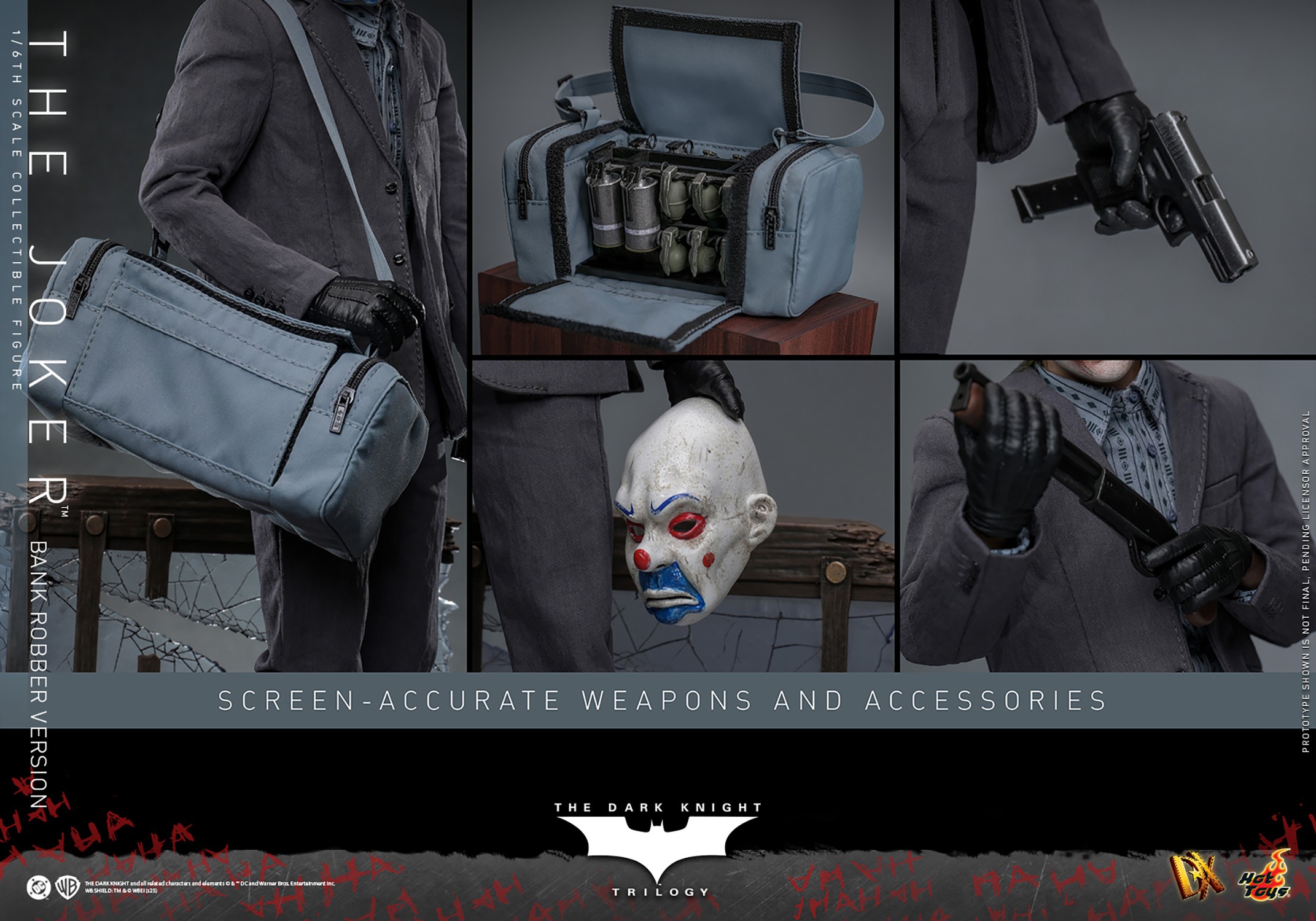 DC Comics The Joker (Bank Robber Version) (Special Edition) Sixth Scale Figure  Exclusive Edition (Prototype Shown) View 17