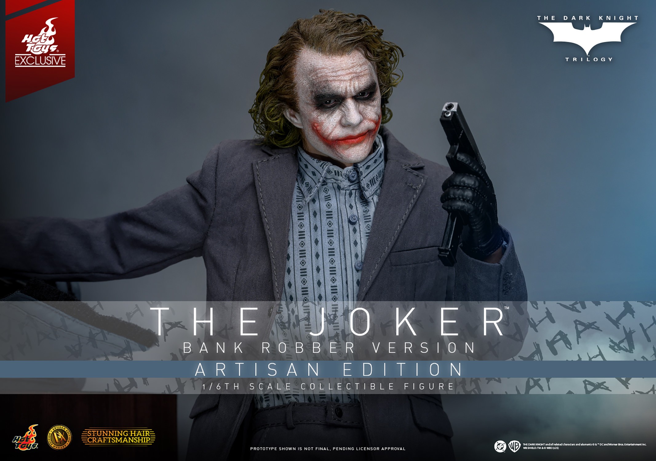 DC Comics The Joker (Bank Robber Version) (Artisan Edition) Sixth Scale Figure  Exclusive Edition (Prototype Shown) View 1