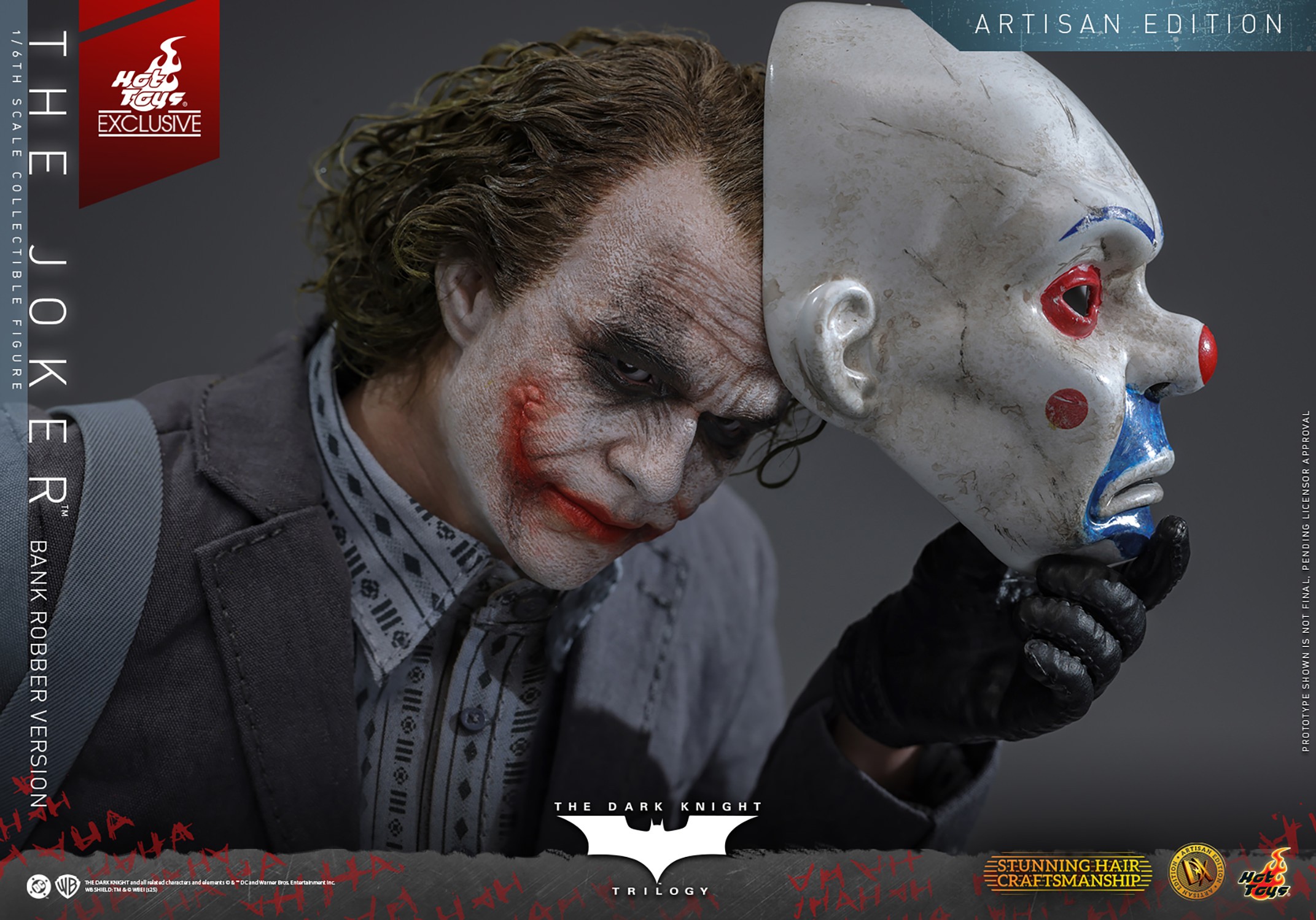 DC Comics The Joker (Bank Robber Version) (Artisan Edition) Sixth Scale Figure  Exclusive Edition (Prototype Shown) View 4