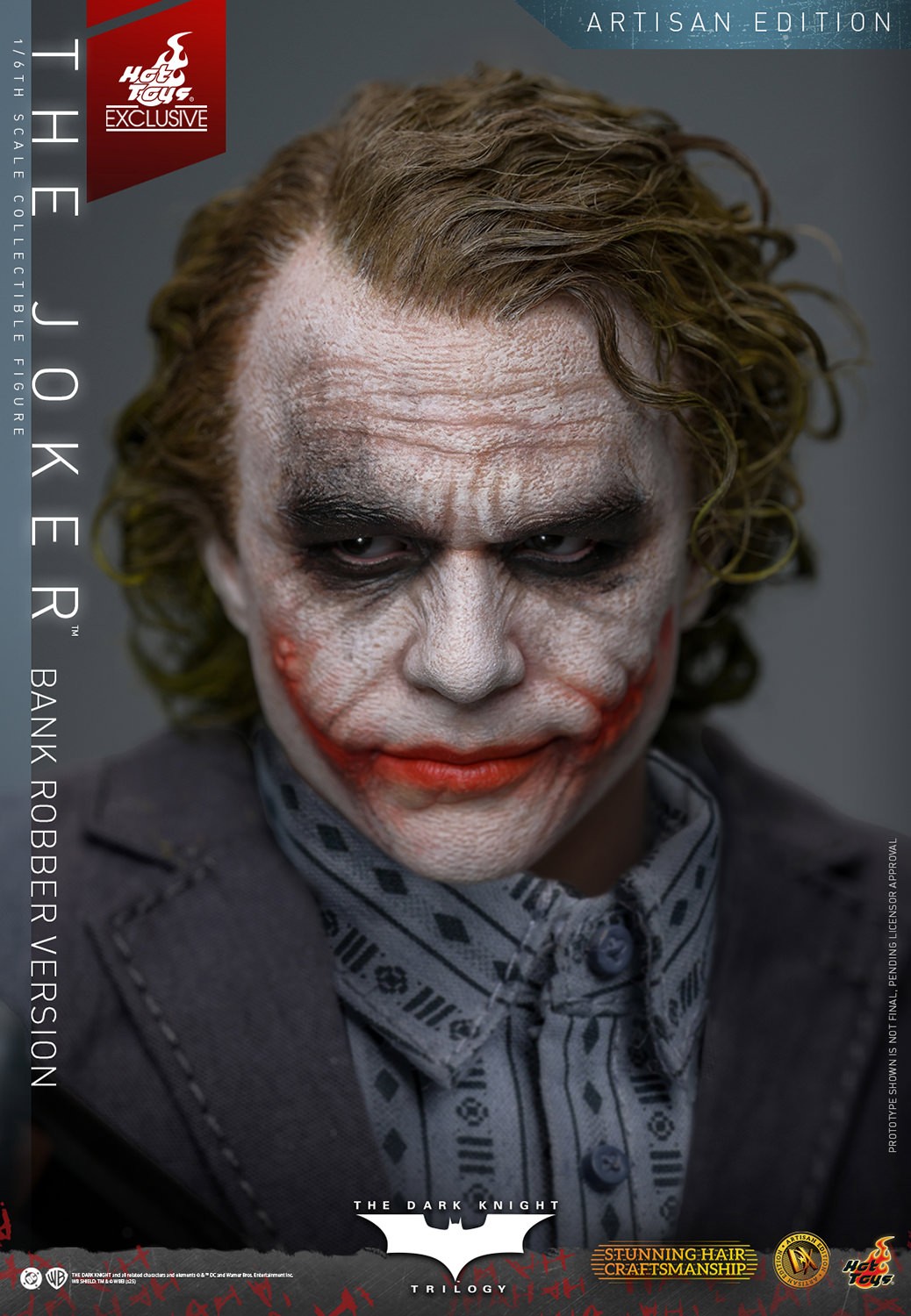 DC Comics The Joker (Bank Robber Version) (Artisan Edition) Sixth Scale Figure  Exclusive Edition (Prototype Shown) View 5