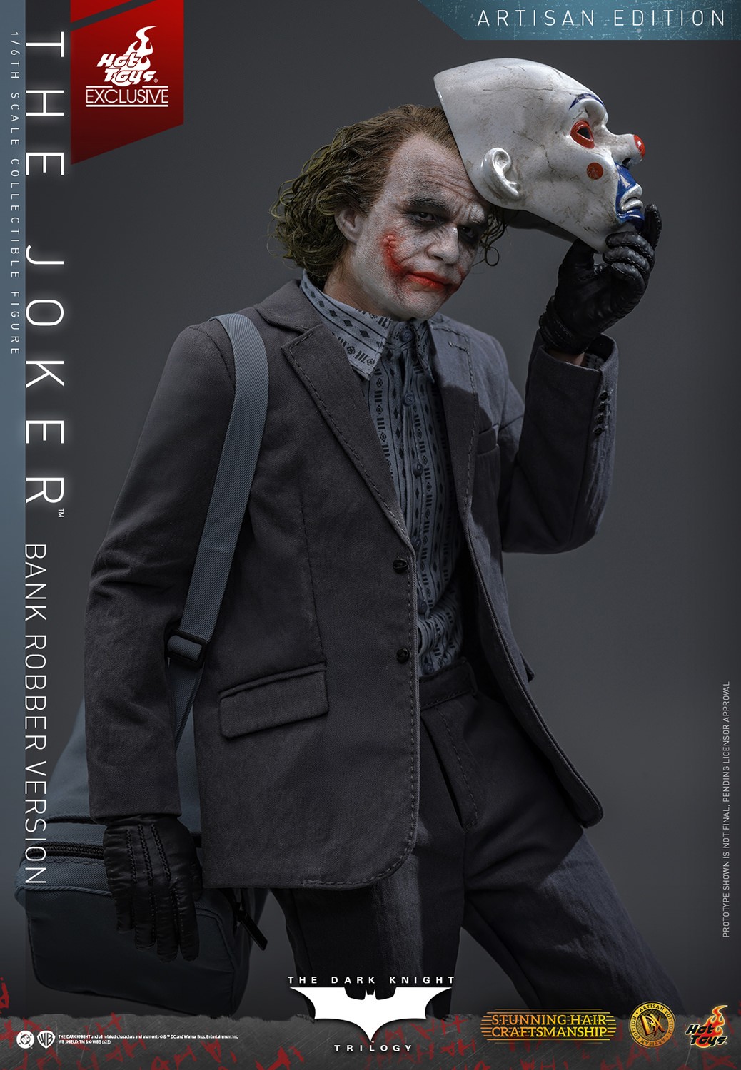 DC Comics The Joker (Bank Robber Version) (Artisan Edition) Sixth Scale Figure  Exclusive Edition (Prototype Shown) View 13