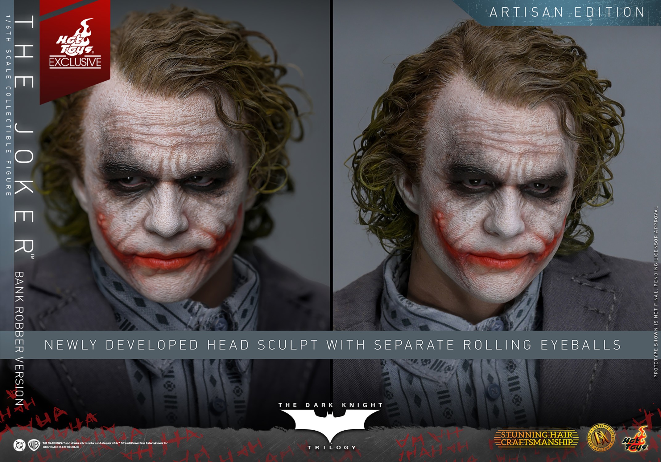 DC Comics The Joker (Bank Robber Version) (Artisan Edition) Sixth Scale Figure  Exclusive Edition (Prototype Shown) View 21