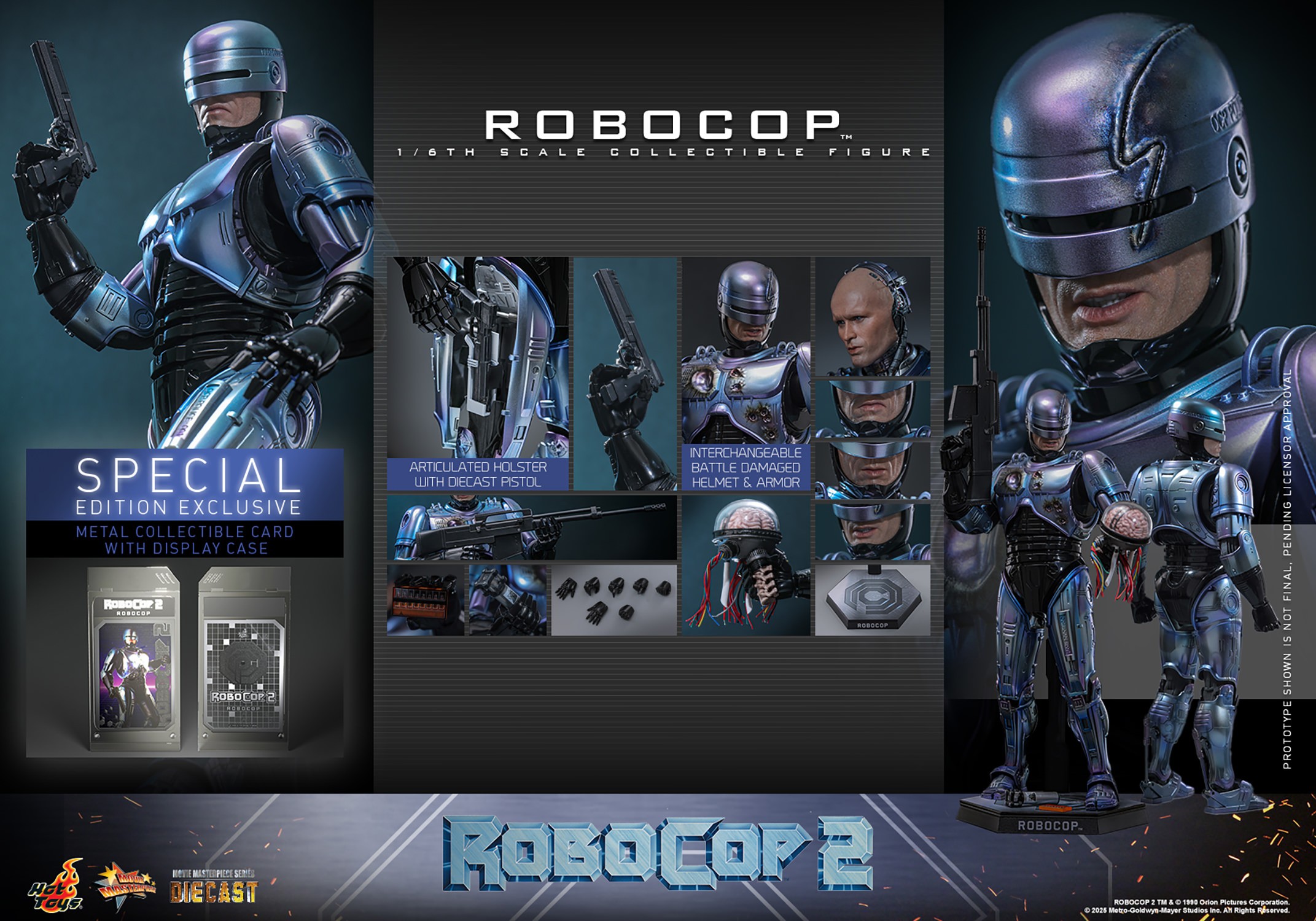 RoboCop RoboCop (Special Edition) Sixth Scale Figure  Exclusive Edition (Prototype Shown) View 20