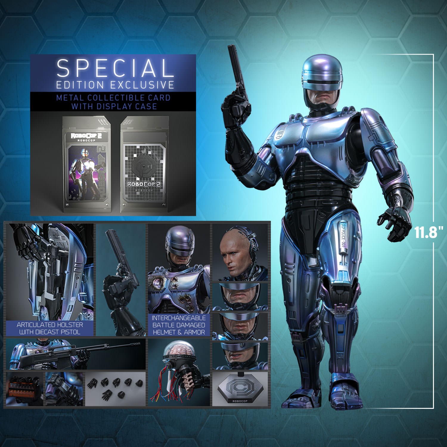 RoboCop RoboCop (Special Edition) Sixth Scale Figure  Exclusive Edition (Prototype Shown) View 2