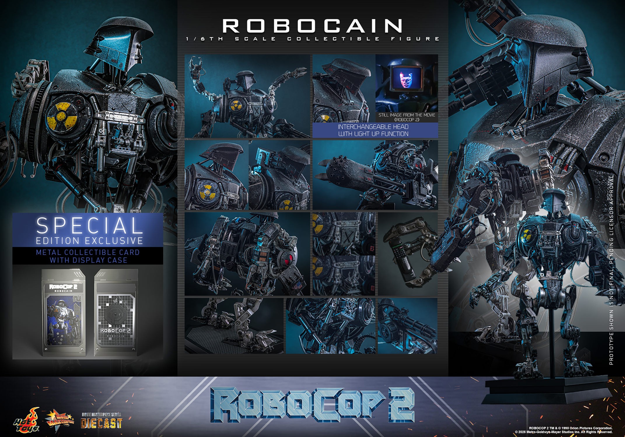 RoboCop RoboCain (Special Edition) Sixth Scale Figure  Exclusive Edition (Prototype Shown) View 13