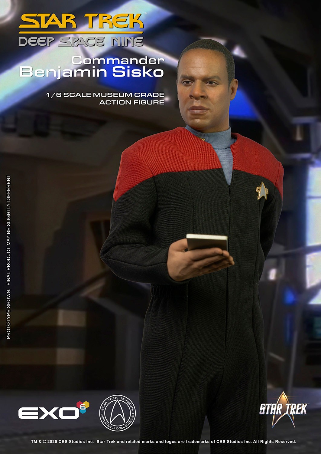 Star Trek Commander Benjamin Sisko Sixth Scale Figure  (Prototype Shown) View 8