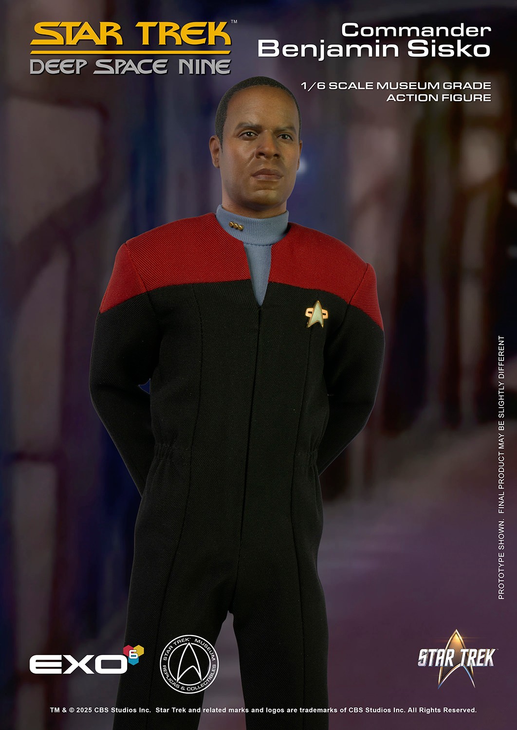 Star Trek Commander Benjamin Sisko Sixth Scale Figure  (Prototype Shown) View 9