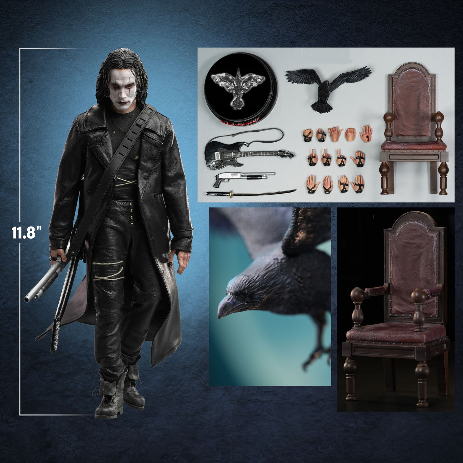 The Crow - Eric Draven Sixth Scale Figure by Infinite Statue