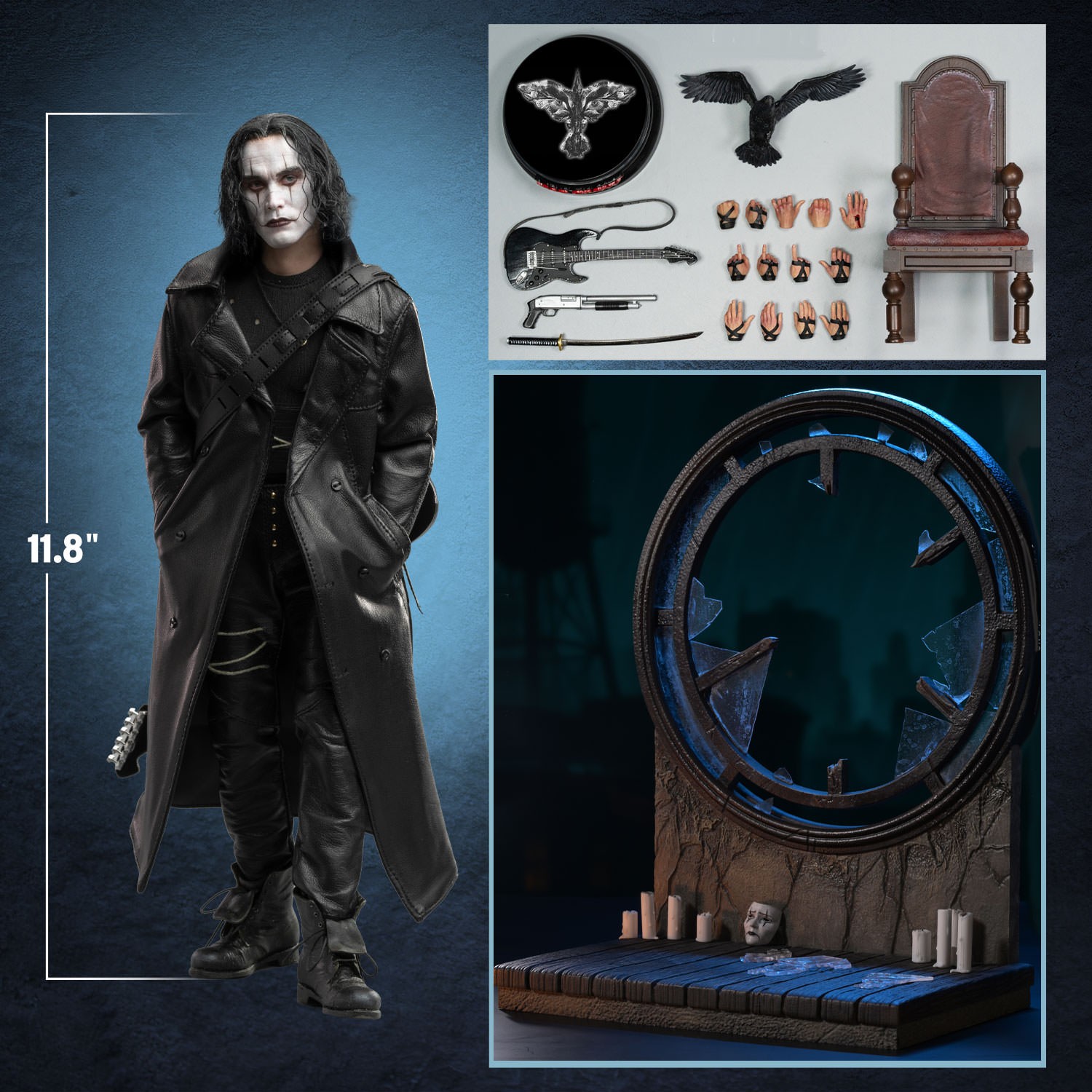 The Crow The Crow – Eric Draven (Exclusive Edition) Sixth Scale Figure  Exclusive Edition (Prototype Shown) View 2