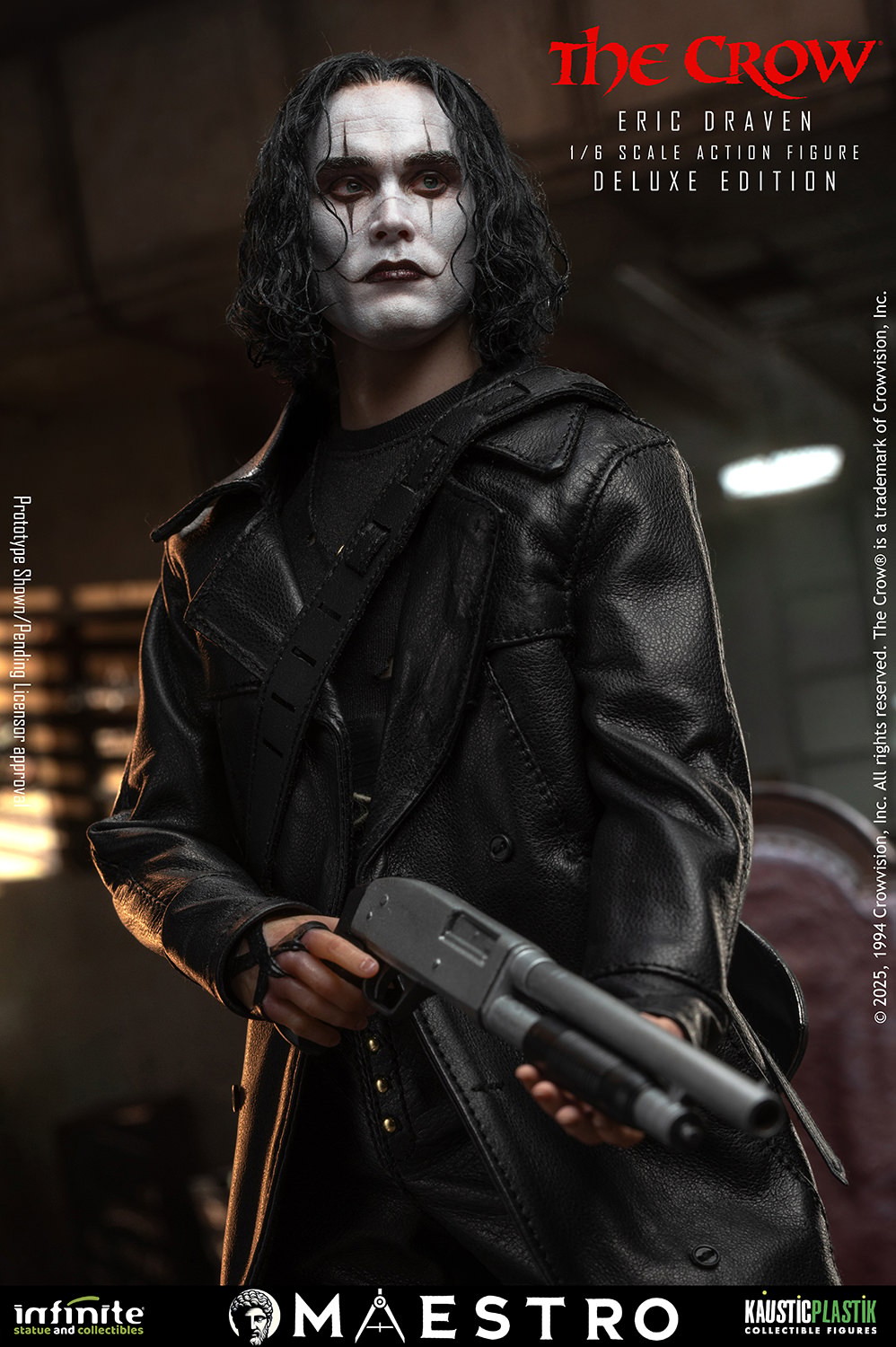 The Crow The Crow – Eric Draven (Deluxe Edition) Sixth Scale Figure  (Prototype Shown) View 12