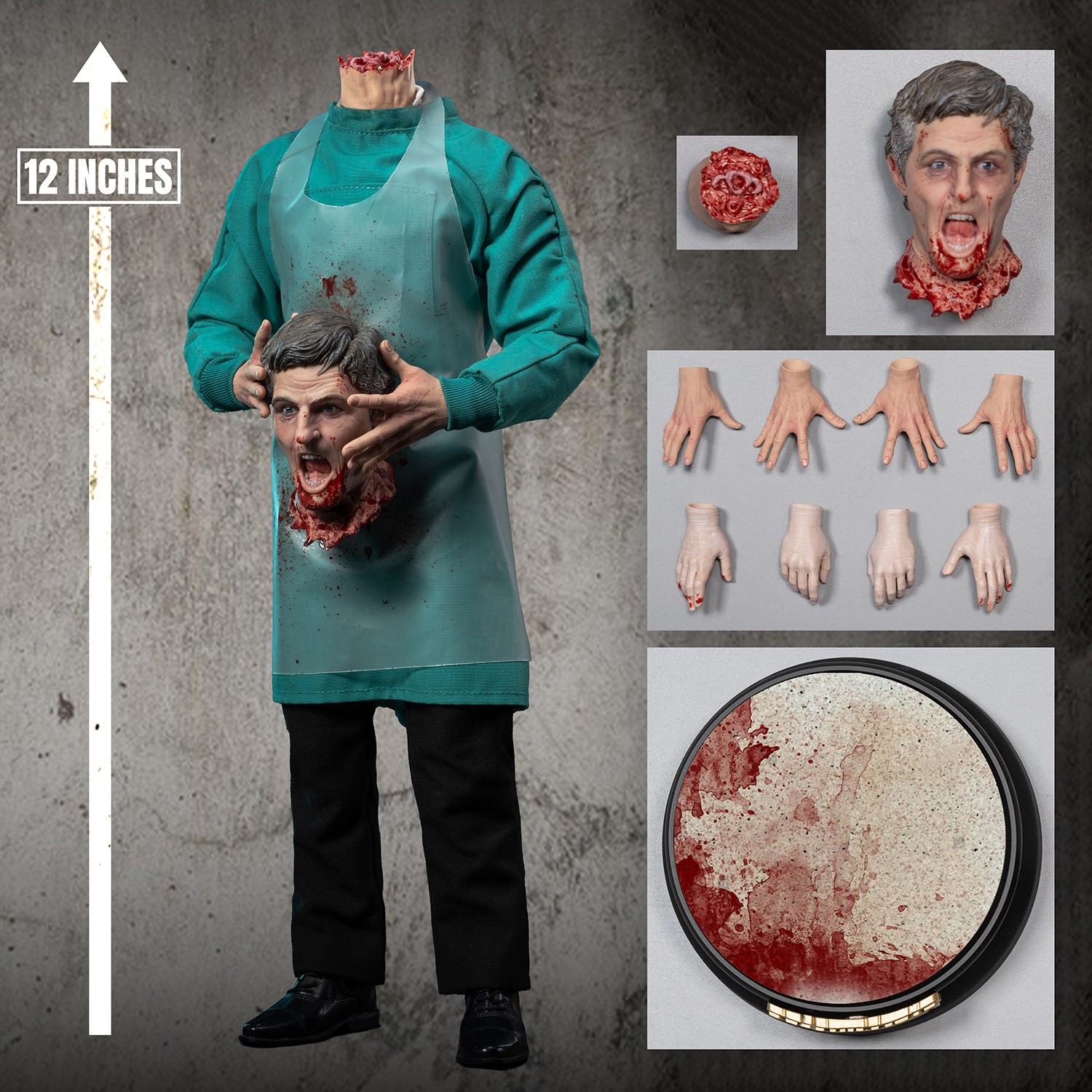Re-Animator Doctor Carl Hill Sixth Scale Figure  (Prototype Shown) View 2