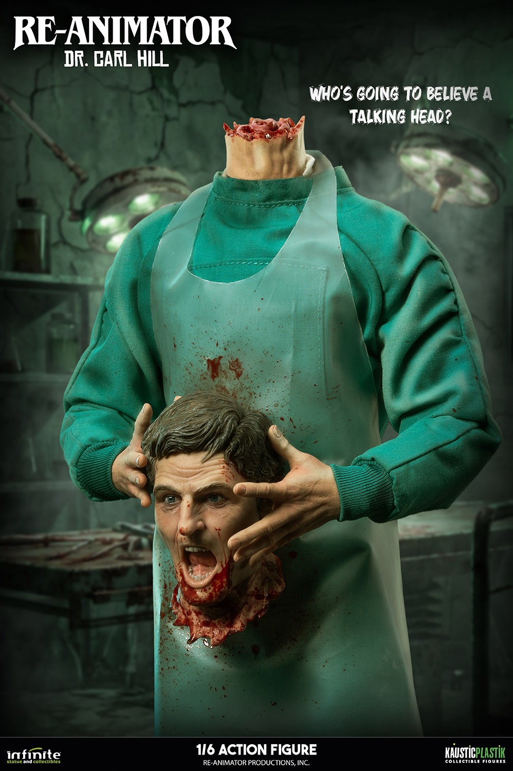 Re-Animator Doctor Carl Hill Sixth Scale Figure  (Prototype Shown) View 10