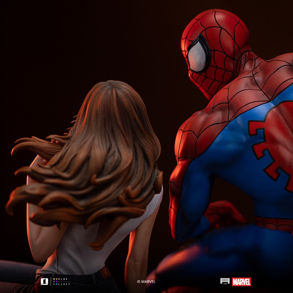 Marvel Spider-Man and MJ Statues  (Prototype Shown) View 7