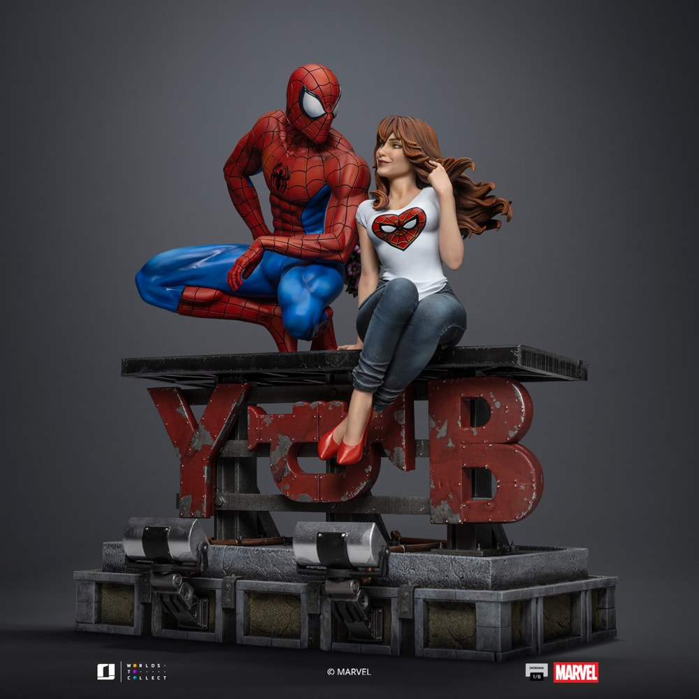 Marvel Spider-Man and MJ Statues  (Prototype Shown) View 14