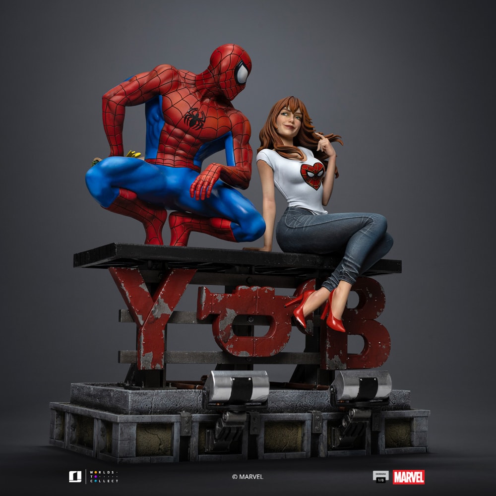 Marvel Spider-Man and MJ Statues  (Prototype Shown) View 15