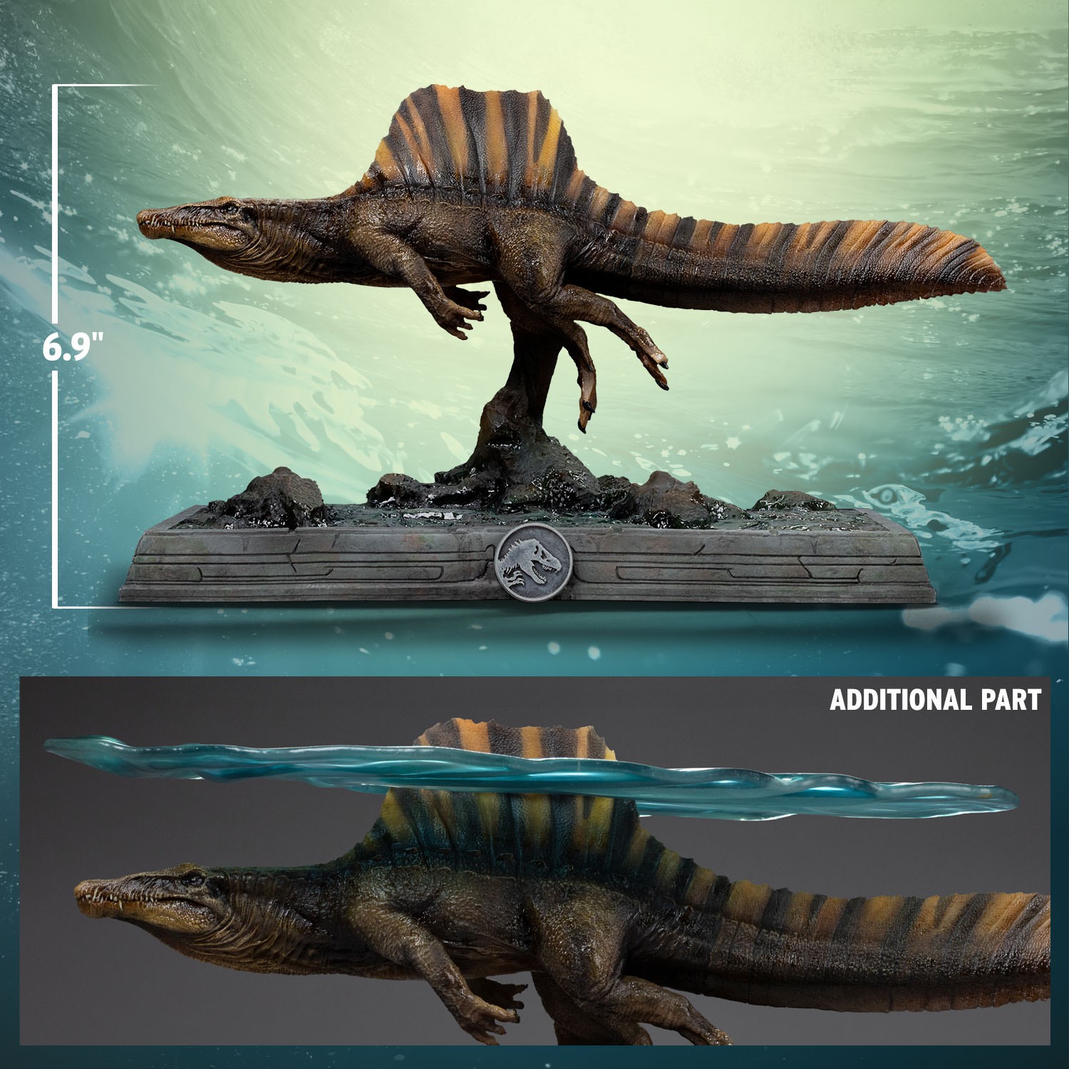 Jurassic Park Spinosaurus Statues  (Prototype Shown) View 2