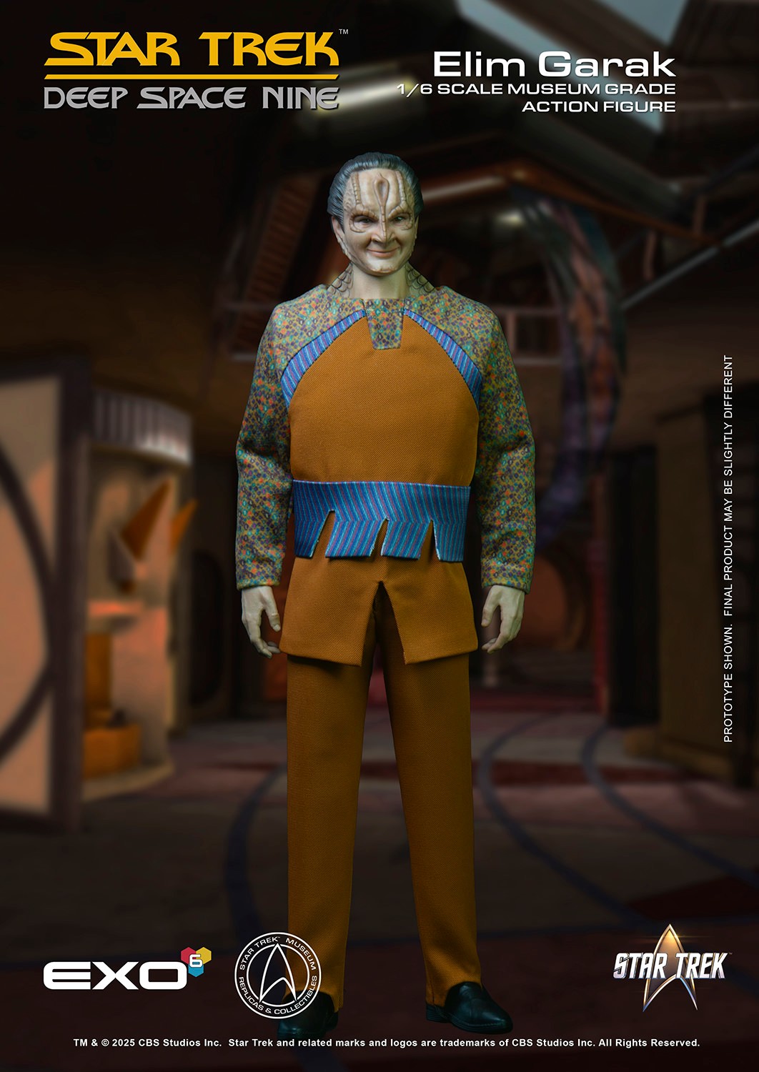Star Trek Elim Garak Sixth Scale Figure  (Prototype Shown) View 6
