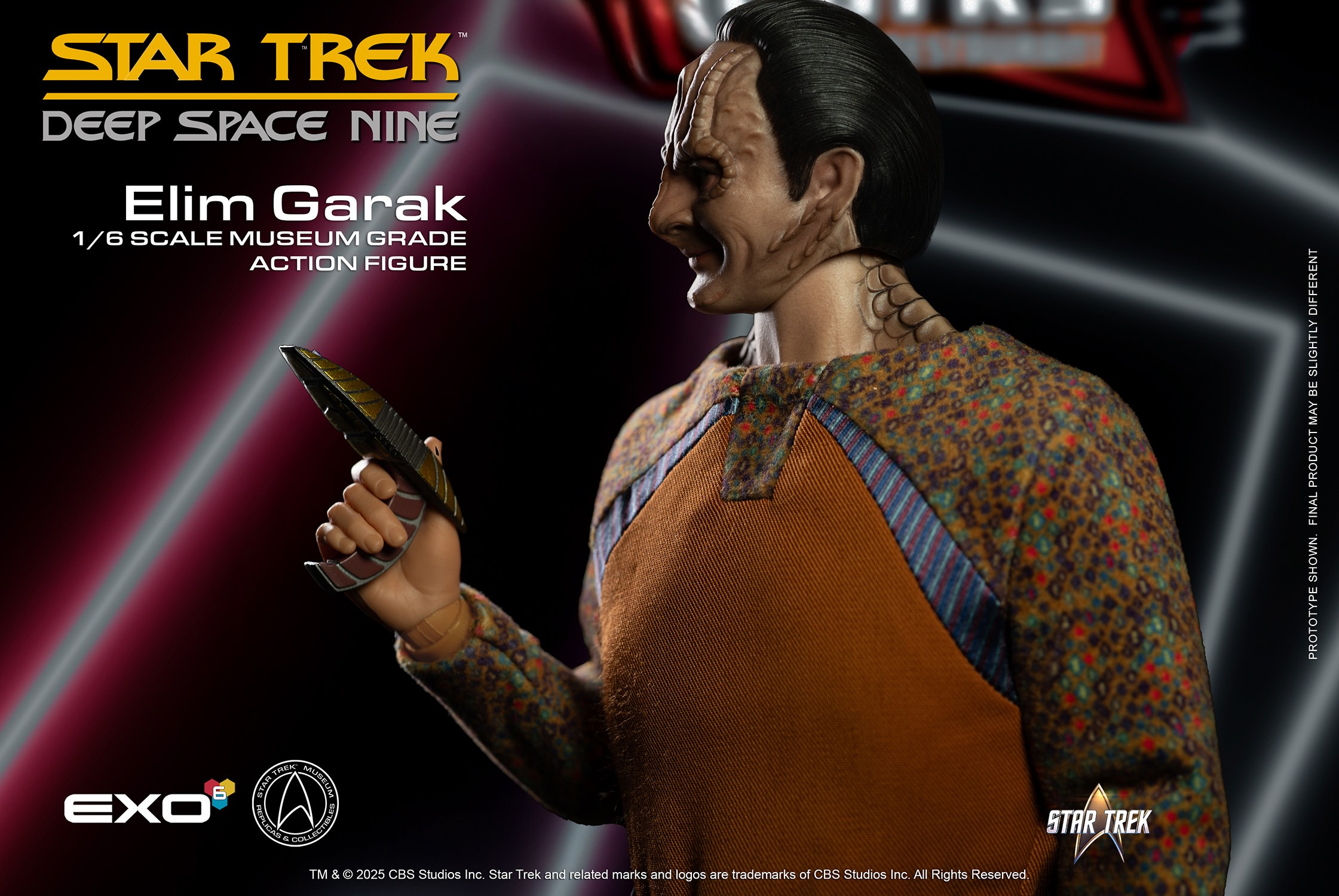 Star Trek Elim Garak Sixth Scale Figure  (Prototype Shown) View 7