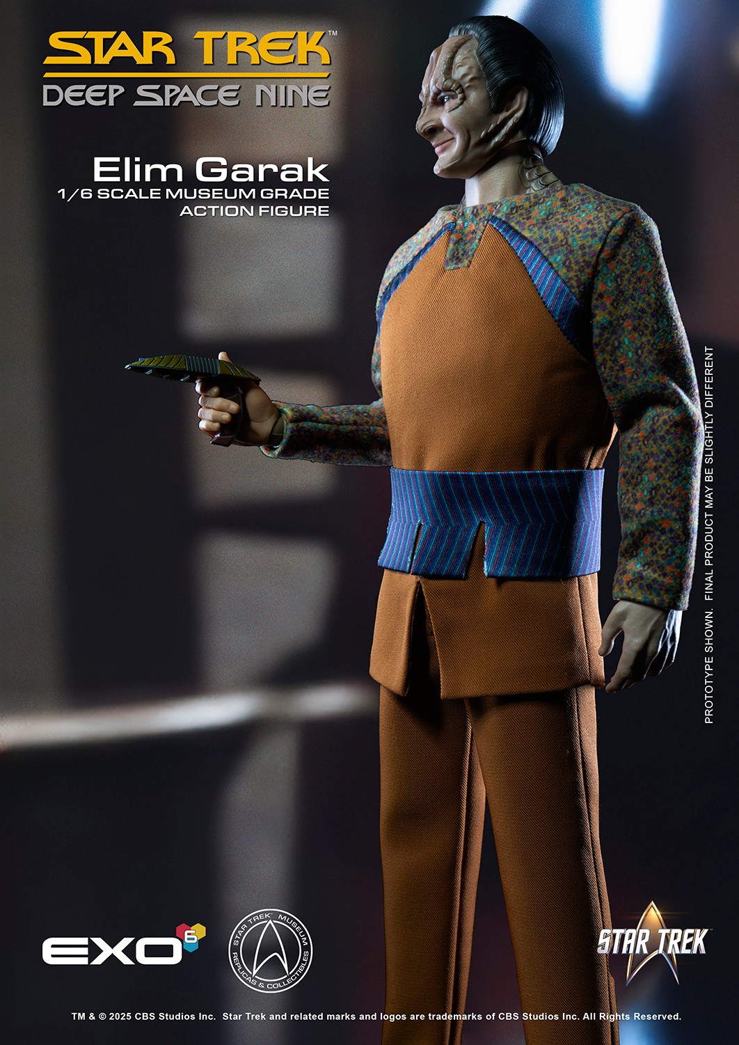 Star Trek Elim Garak Sixth Scale Figure  (Prototype Shown) View 8