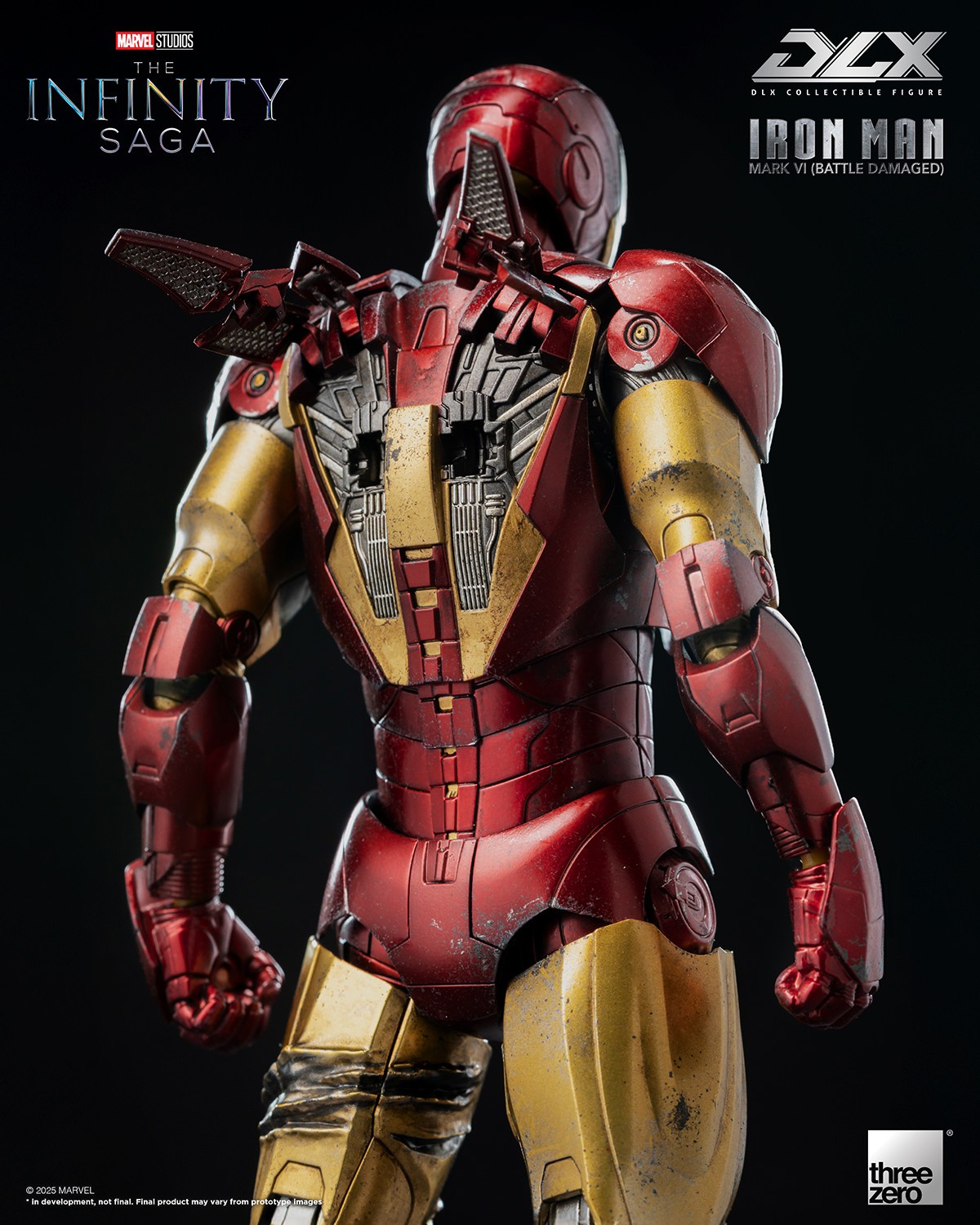 DLX Iron Man Mark 6 (Battle Damaged) Action Figure by threezero