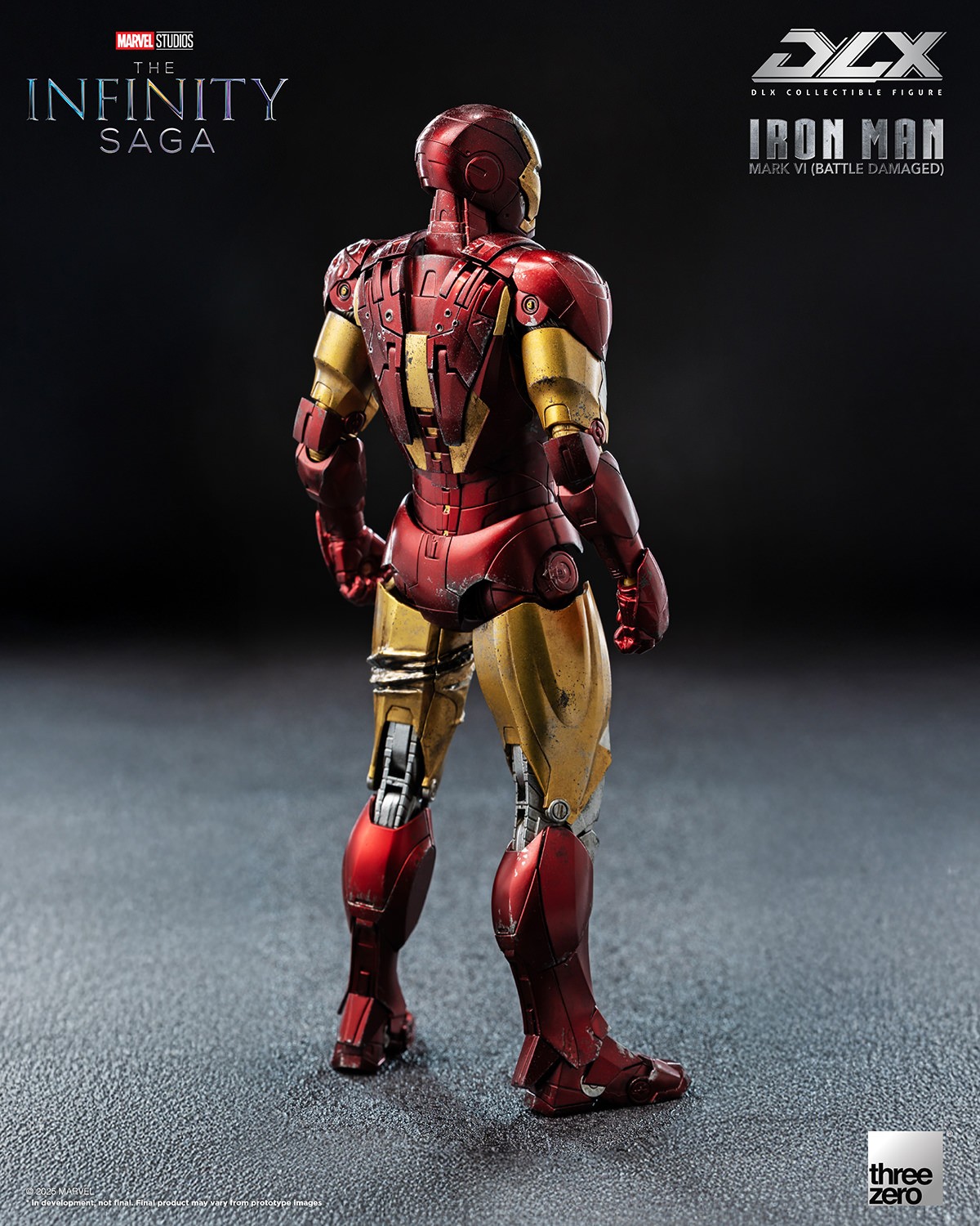 DLX Iron Man Mark 6 (Battle Damaged) Action Figure by threezero