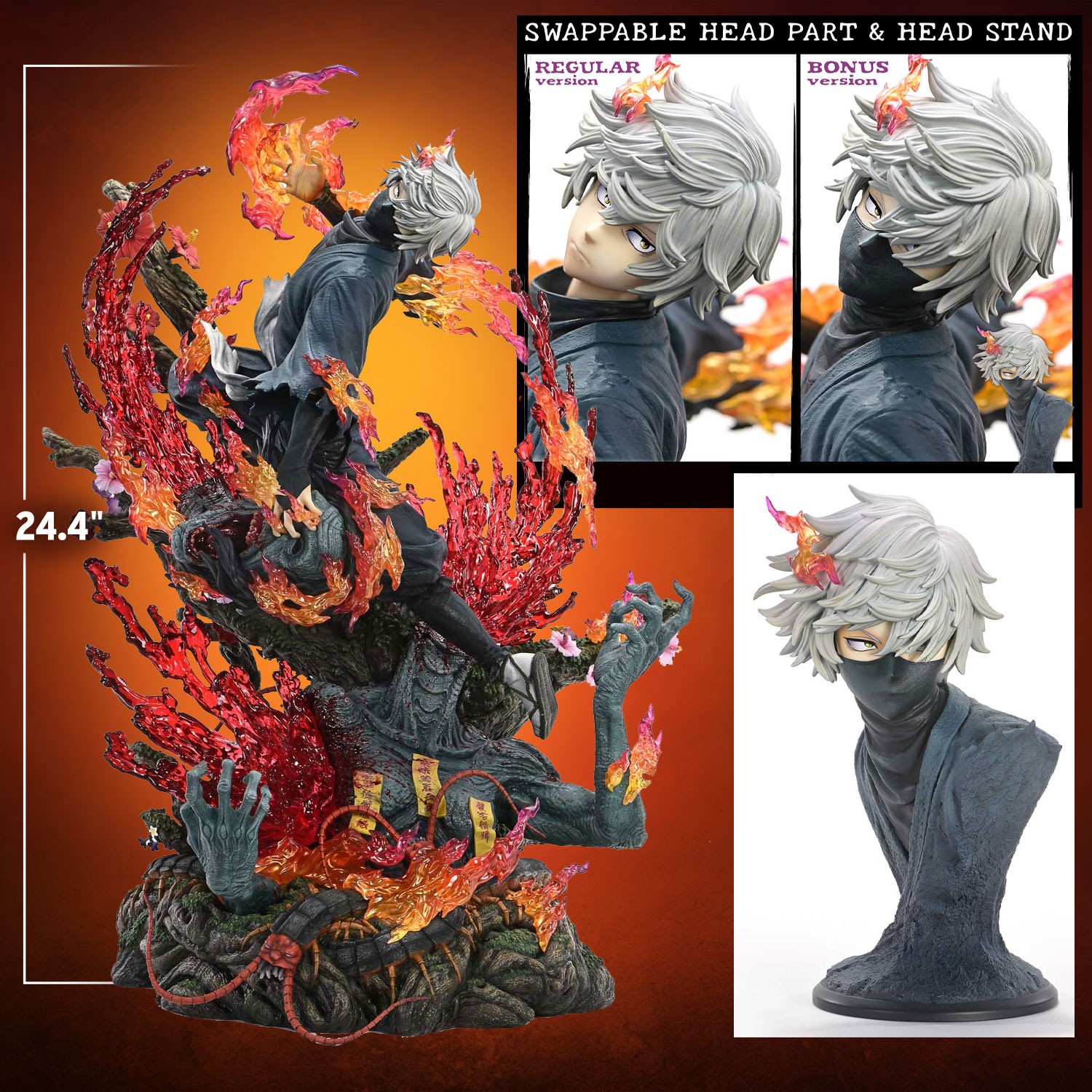 Hell's Paradise Gabimaru (Bonus Version) Quarter Scale Statue  (Prototype Shown) View 2