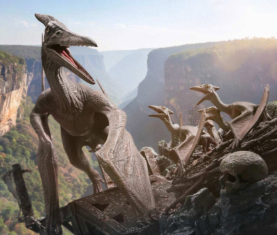 Jurassic Park Pteranodon Statues  (Prototype Shown) View 4