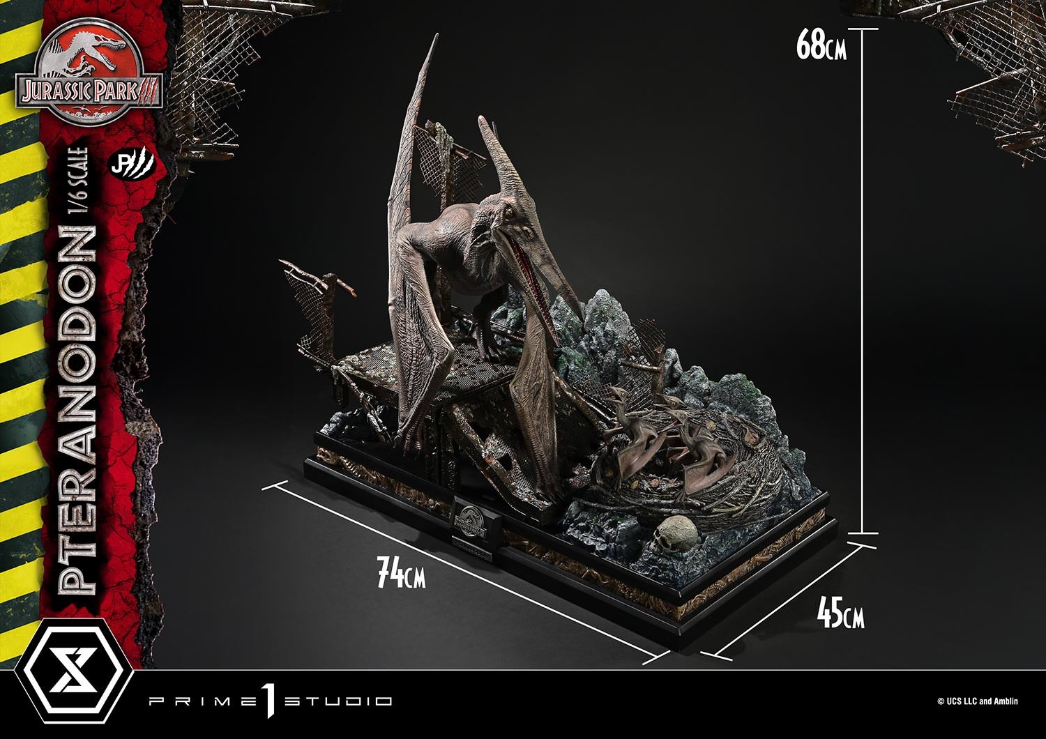 Jurassic Park Pteranodon Statues  (Prototype Shown) View 6