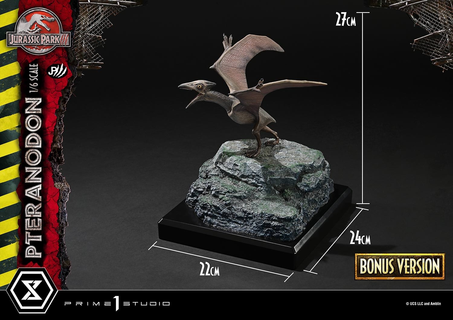 Jurassic Park Pteranodon (Bonus Version) Statues  (Prototype Shown) View 6