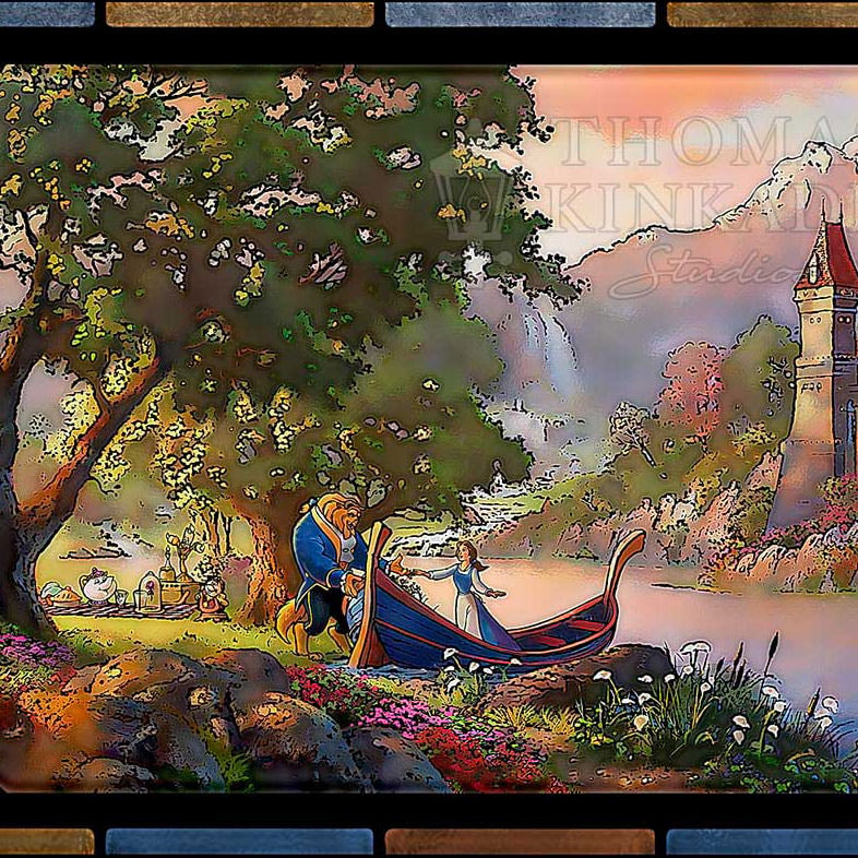 Disney Beauty and the Beast II Stained Glass  View 3