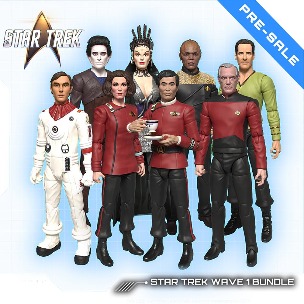 【Star Trek】フィギュア　7点セット Star Trek (Wave 1) Collectible Set by The Nacelle Company