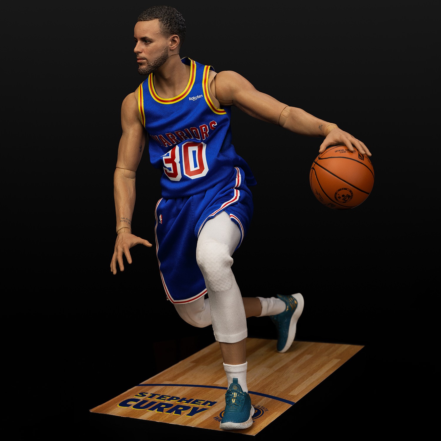 NBA Stephen Curry (Deluxe Version) Sixth Scale Figure  (Prototype Shown) View 3